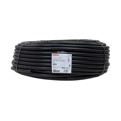 Tub flexibil, copex, fara fir de tragere, diametru 20mm, Gewiss, lungime 100ml / DX15020R