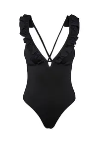 Costum de baie Femei - 301795032 - Negru - Negru