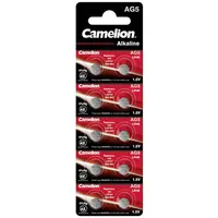 Baterii ceas alcaline AG5 LR754, 10 Buc. Camelion