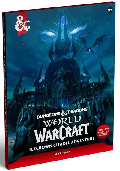 Accesoriu pentru joc de rol Dungeons &amp; Dragons RPG: World of Warcraft - Icecrown Citadel Adventure Map Pack