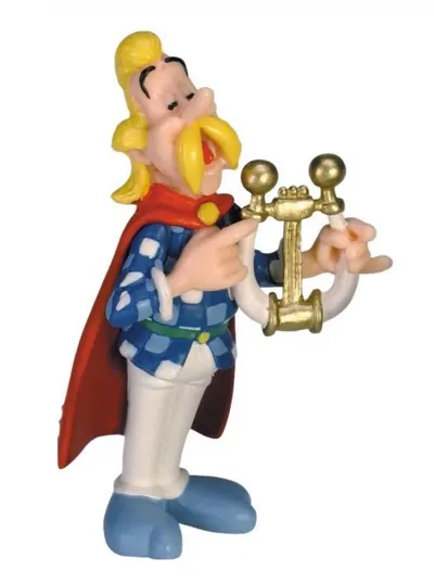 Figurina - Cacofonix Playing Lyre