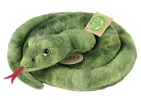 Jucărie de plus Rappa Eco Friends - Şarpe, 90 cm, verde