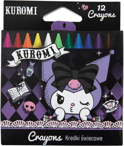 Creioane pastelate Cool Pack Kuromi - 12 culori