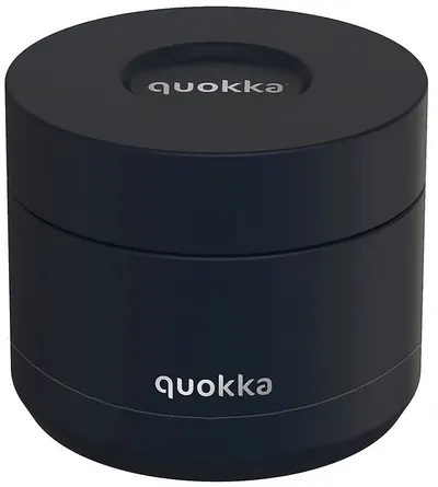 Borcan termos pentru alimente Quokka Whim - Negru, 360 ml