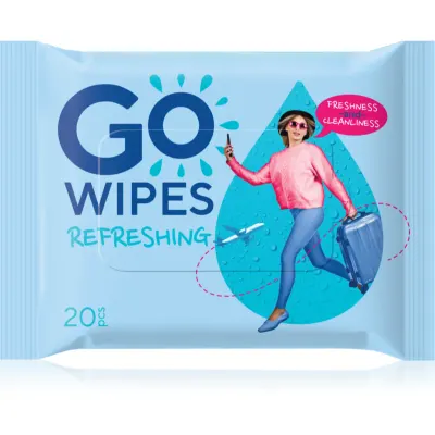 GoWipes Refreshing Wet Wipes Servetele umede cu efect revigorant de maini 20 buc
