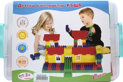 Set constructie Cimbari - Casa, 143 piese