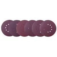 Set discuri abrazive pentru masinile de slefuit Scheppach 5903801701, O225 mm, granulatie 80-240, 6 piese