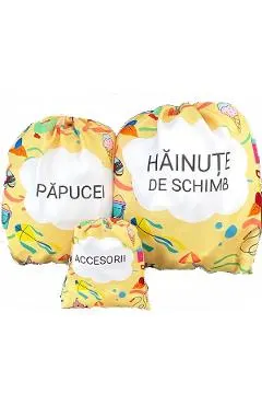 Saculeti voiaj pentru copii: Yellow Tip 1