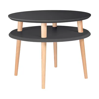Măsuță de cafea Ragaba UFO Ø 57 cm, gri grafit