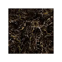 Gresie exterior / interior portelanata Royal Black 60 x 60 cm lucioasa rectificata tip marmura