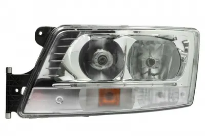 Far stanga (2 H7 H21W LED PY21W, manual, cu lumina de zi, culoare insert: crom platinat, culoare indicator: transparent) potrivit MAN TGX I 06.06-09.21