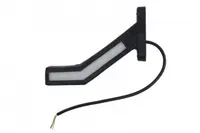Lumina clarificare stanga, portocaliu rosu alb, LED, suprafata, lungime cablu 400mm, cu brat lung, 12 24V (indicator dinamic; tip: neon; cu functie de semnalizator spate) potrivit ADR