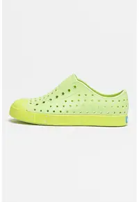 Tenisi slip-on cu talpa cu pete decorative Jefferson Bloom - Verde lime/Verde fistic