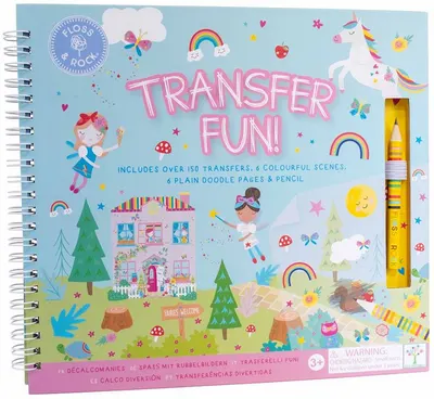 Carte cu scene Floss and Rock Transfer Fun - Curcubeu