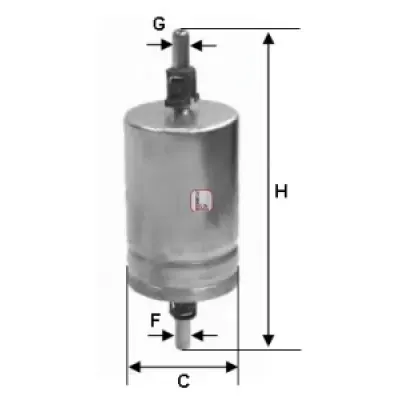 Filtru combustibil SOFIMA S 1510 B