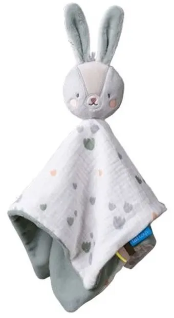 Batistă moale pentru îmbrățișat Taf Toys - Iepure