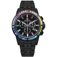 Ceas Louis&nbsp;XVI Louis XVI LXVI1129 Mens Watch Majeste Frosted Iced Out Chronograph 43mm 5ATM