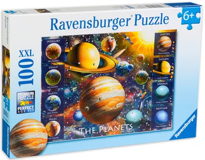 Puzzle Ravensburger din 100 XXL de piese - Planete
