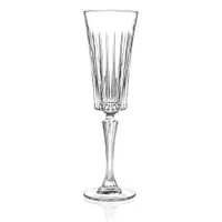 Set 6 pahare pentru vin spumant RCR Cristalleria Italiana Edvige, 210 ml
