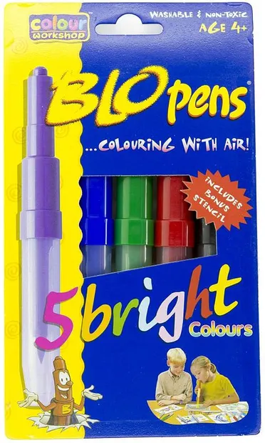 Set de markere textile Centropen Blopens - Bright