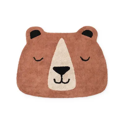 Covor pentru copii maro lavabil/țesut manual din bumbac 101x120 cm Snuggle Benni – Hanse Home