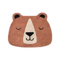Covor pentru copii maro lavabil/țesut manual din bumbac 101x120 cm Snuggle Benni – Hanse Home