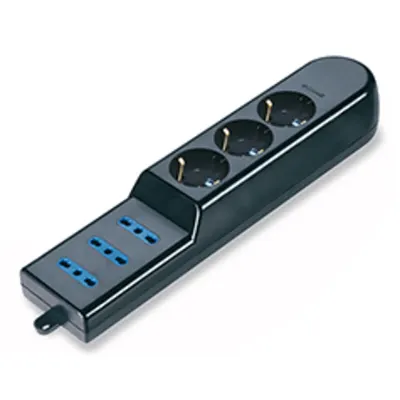 Priza multiplanBLACK 3x2P+E-16A-(P17/11) 3x2P+E-16A-(P30)