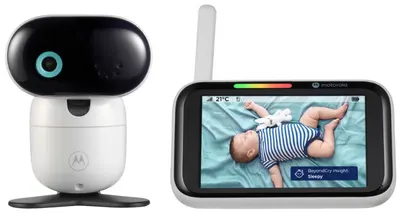 Monitor video pentru bebeluși Motorola - PIP1710 Connect, 5" HD, Wi-Fi