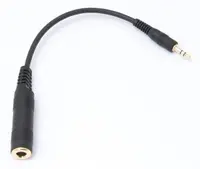 Adaptor Sennheiser - 561035, 6.3 mm/3.5 mm, 0.23 m, negru