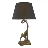 Veioza Dwayne Monkey Table Lamp Bronze With Shade