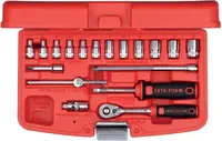 Gedore set Ceta Form - 29080, 18 piese , 1/4'', 4-13 mm