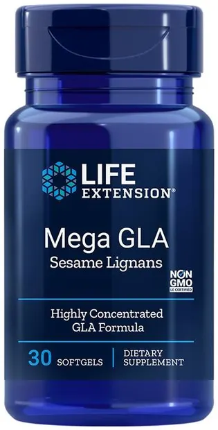 Mega GLA Sesame Lignans, 30 capsule gelatinoase moi, Life Extension