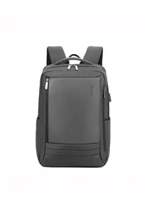 Rucsasc unisex cu buzunar pentru laptop - Gri
