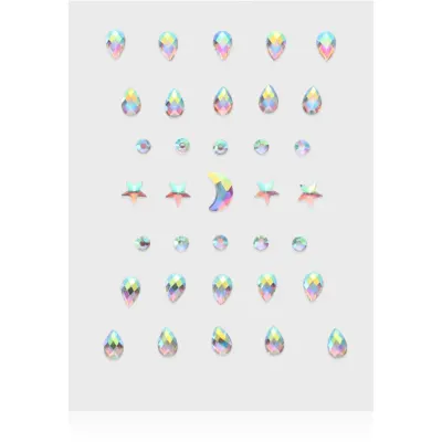 Diva & Nice Cosmetics Face Stones sticker-e faciale 35 buc