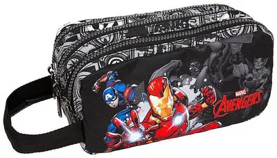 Penar Cool Pack Primus - The Avengers, cu 3 fermoare și mâner