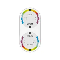 Pachet 2 prize smart Gosund SP211, Control prin aplicatie, Programare, Timer, 3680 W, 16 A