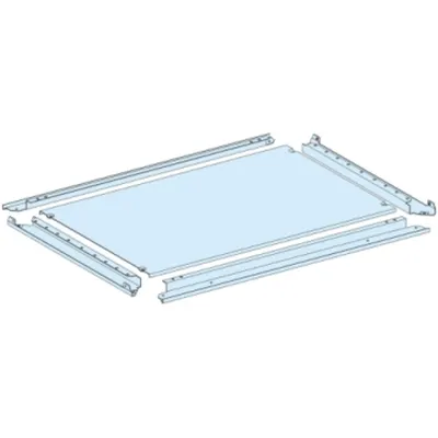 Placa presetupe simpla, PrismaSeT P, IP55, pentru tablou W 800mm D 600mm