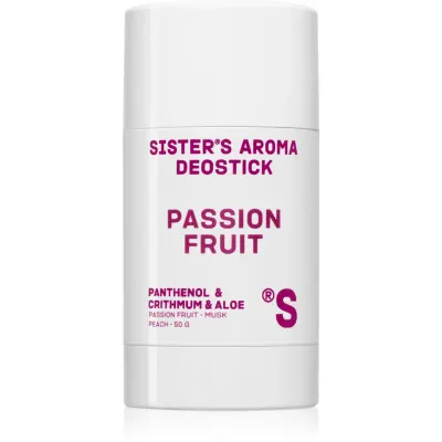 Sister's Aroma Passion Fruit Deostick deodorant stick impotriva mirosului si transpiratiei 50 g