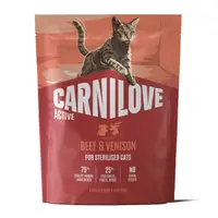Carnilove Active Cat Dry Beef & Venison Sterilised Adult All Breeds 400 g