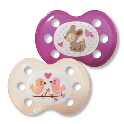 Baby Nova Suzetă din silicon, mărimea 1, pentru fată