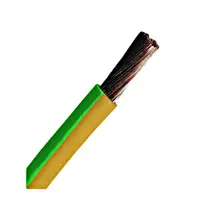 Conductor flex. izolaţie din PVC H07V-K 4mm² galb/verde HPV