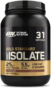 Gold Standard 100% Isolate, ciocolată, 930 g, Optimum Nutrition