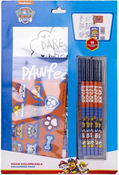 Set creativ Cerda Paw Patrol - Cu creioane și autocolante