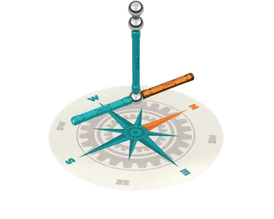 Set de constructie - Mechanics Motion - Magnetic Compass