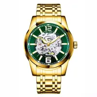 Ceas barbatesc de mana Tevise Elegant Casual Fashion Mecanic Automatic Business Auriu