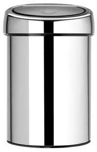 Coș de gunoi Brabantia - Touch Bin, 3 l, Brilliant Steel