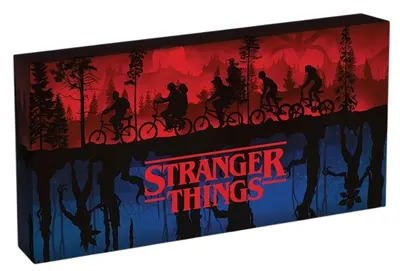 Decorațiune de perete Pyramid Television: Stranger Things - Two Worlds