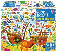 Puzzle Usborne din 300 piese -Sub mare