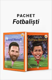 Pachet Fotbaliști. Cine este Lionel Messi?/Cine este Cristiano Ronaldo?