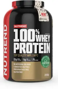 100% Whey Protein, fursec cu cremă, 2250 g, Nutrend